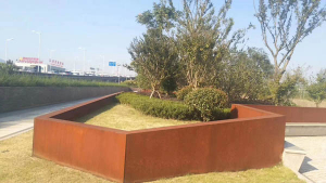 梨树耐候钢挡土墙